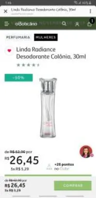 Perfume Linda Radiance, 30 ml - O Boticário