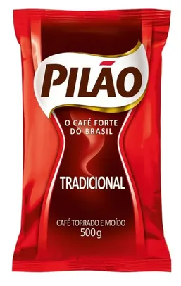 Café Pilão Torrado E Moído Tradicional Almofada 500g | R$8