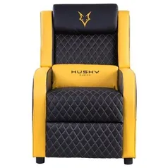 Poltrona Gamer Husky Gaming Storm, Reclinável, Amarelo | R$1000