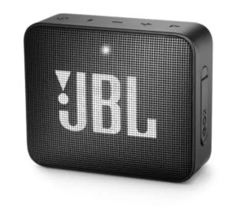 Caixa de Som Portátil JBL GO 2, Bluetooth, 3W RMS, Preta - R$160