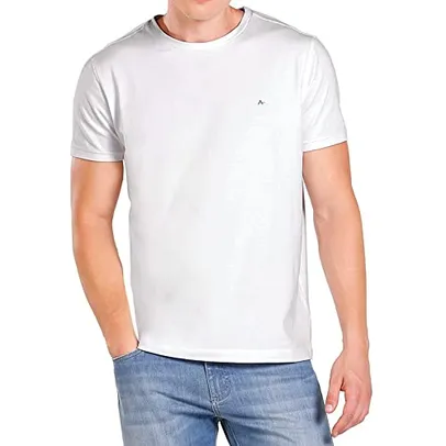 Camiseta Aramis Básica Masculino, Branco, P e M