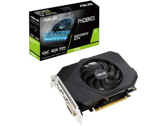 Placa de Vídeo Asus GeForce GTX 1650 4GB - GDDR6 128 bits Phoenix | R$2422