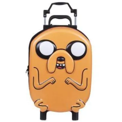 Mala Escolar Com Carrinho A Hora Da Aventura Adventure Time | R$200