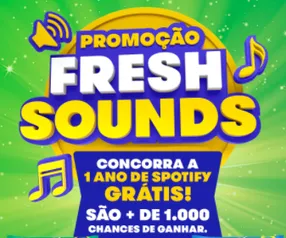 Mentos Fresh Sounds - Concorra a 1 ano de Spotify grátis!