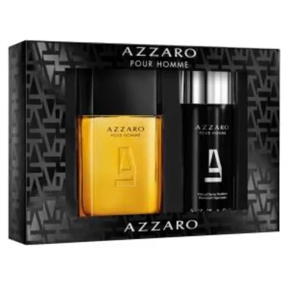 Kit Perfume Masculino Azzaro Pour Homme Eau de Toilette 100ml +1 Desodorante 150ml - Incolor R$ 239
