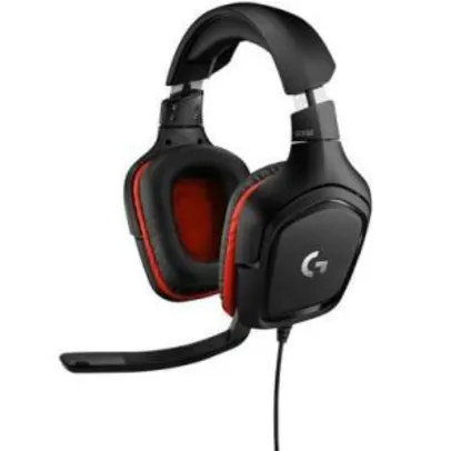 (À VISTA R$290) Headset Gamer Logitech G332, Stereo, Drivers 50 mm, Multi-Plataforma 