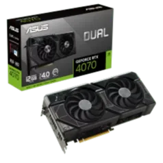 Placa de Vídeo Asus RTX 4070 Dual GeForce, 12GB, GDDR6X, DLSS, Ray Tracing, DUAL-RTX4070-12G