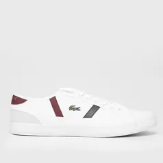 Tênis Couro Lacoste Vulcanized Sneakers Masculino