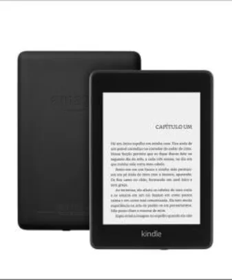 [SOMENTE NO APP C&A - BOLETO] Novo Kindle Papperwhite Tela 6" 8GB Wi-Fi - luz embutida e à prova d'água preto