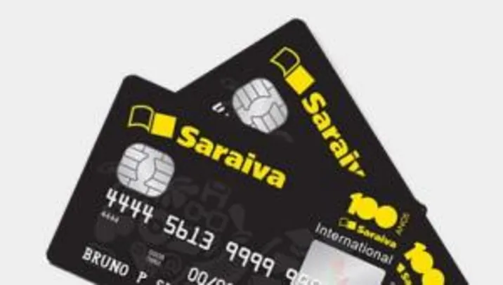 Cartão Saraiva Visa Internacional - Anuidade Grátis