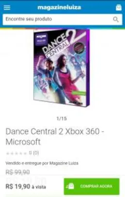 Dance Central 2 Xbox 360 - Microsoft por R$ 20