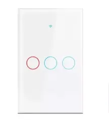 [Taxa Inclusa] - Interruptor de Luz Inteligente Wi-Fi, Tuya Touch, Compatível com Alexa Google Home