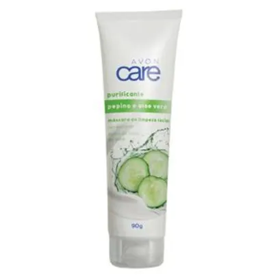 Refrescante Máscara de Limpeza Facial Pepino e Aloe Vera Avon Care - 90g | R$9