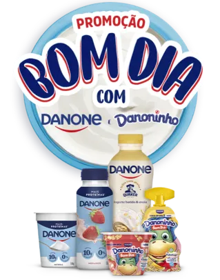 Promoção Bom dia com Danone e Danoninho: Concorra a R$50.000 e mais!