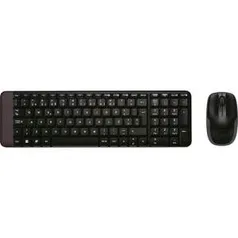 Combo Mouse e Teclado Wireless Logitech MK220 por R$ 59,00