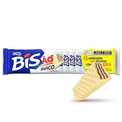 [R$6,10 +POR-] Bis Xtra Chocolate Bisão Branco - 201,6G