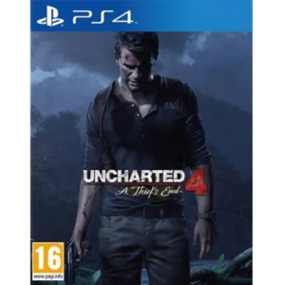 PS4 - Uncharted 4: A Thief's End - Europeu