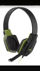 Headset Gamer Multilaser Ph146 Preto E Verde - R$ 42