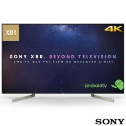 Smart TV 4K Sony LED 55” com X-Motion Clarity, 4K X-Reality Pro, UpScalling e Wi-Fi - XBR-55X905F - R$ 3799