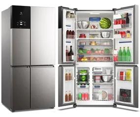 Geladeira Electrolux Multidoor Experience Com Flexispace e Inverter 581 l Inox Look (IQ8S)