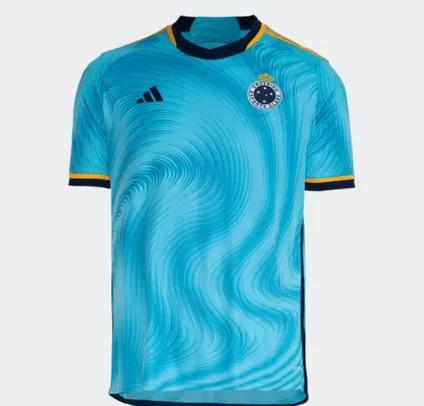 Camisa Cruzeiro III 23/24 s/n° Torcedor Adidas Masculina (P, EGG e EEGG)