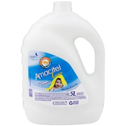 Amaciante de Roupa Casa KM Amacitel Luxo Momento de Carinho - 5L