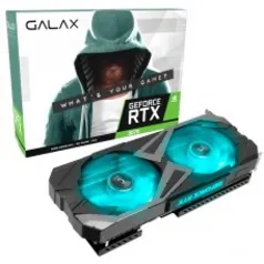 Placa de Vídeo Galax, GeForce RTX 3070 (1-Click OC), LHR, 8GB, GDDR6, DLSS, Ray Tracing, 37NSL6MD2VXI