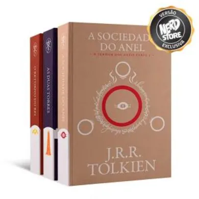 Trilogia de Livros – O Senhor Dos Anéis – Versão Exclusiva Nerdstore | R$ 150