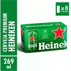 [Regional] Cerveja Heineken 269ml Com 8 Unidades