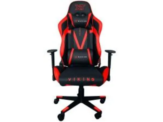 Cadeira Gamer XT Racer Reclinável Preto e Vermelho - Viking Series XTR-013 | R$1092