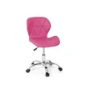 Product image Cadeira Office Eiffel Slim Base Giratória Rosa - Cromado