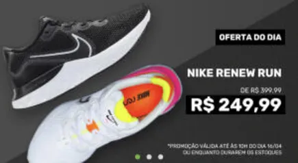 Tênis Nike Renew Run - Masculino | R$250