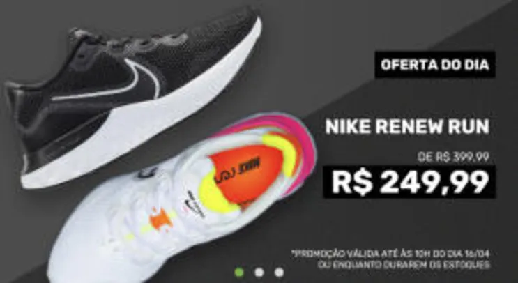 Tênis Nike Renew Run - Masculino | R$250