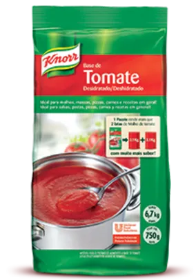 [Unilever] Amostra Gráts de Base de Tomate Desidratado Knorr.