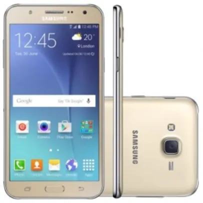 Smartphone Samsung Galaxy J7 Duos J700M Dourado - Dual Chip, 4G, Tela 5.5, 13MP + Frontal 5MP Com Flash, 16GB - R$999,90