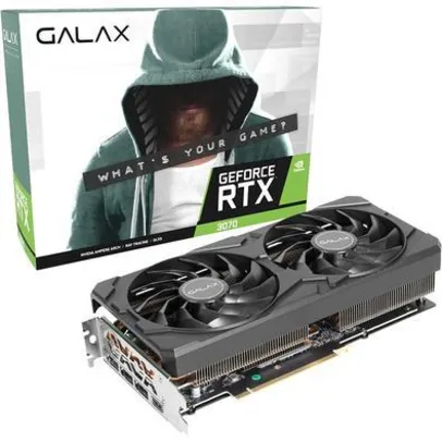 Placa de Vídeo Galax NVIDIA GeForce RTX 3070 1-Click OC - Parcelado 