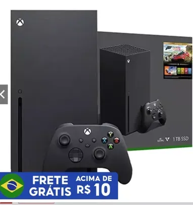 Console Xbox Series X 1TB + Forza Horizon 5 Preto - Microsoft