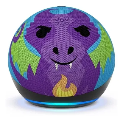 Amazon Echo Dot Echo Dot 5th Gen Kids com assistente virtual Alexa - Dragon 110V/240V