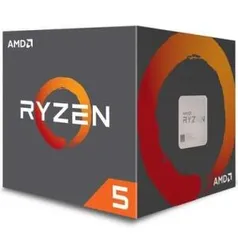 Processador AMD Ryzen 5 2600, Cooler Wraith Stealth, Cache 19MB + Antivírus