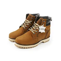 Bota Masculina Couro Yellow Boot Wonder 1180 Cor:Amarelo;Tamanho:42