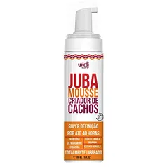 Juba Mousse Criador de Cachos, Widi Care, Branco, Pequeno 180ml 