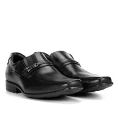 Sapato Social Couro Mariner Fivela Aston Masculino - Preto - R$50