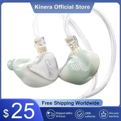 Kinera Celest Wyvern Pro fone de ouvido com microfone destacável Boom, IEM Audi