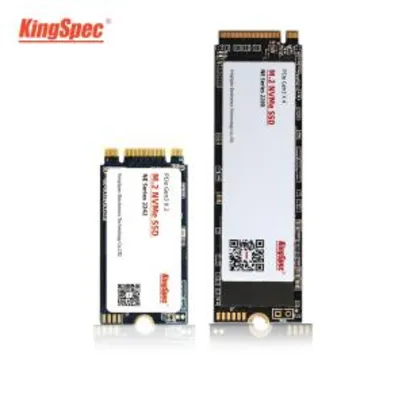 KingSpec SSD NVMe m.2 512GB tamanho 2280 | R$ 295
