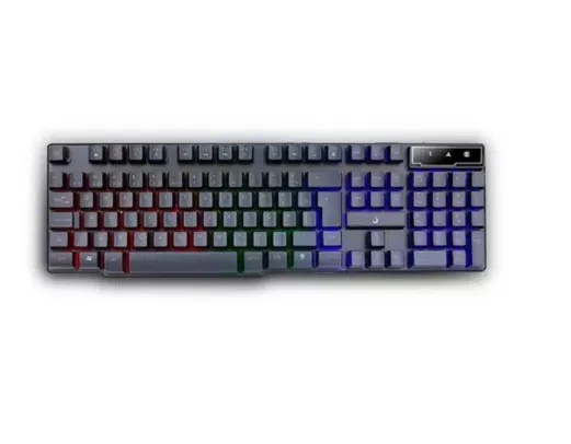 Teclado Gamer Rise Mode G1 Full, RGB Rainbow, USB, Preto - RM-TG-01-FB