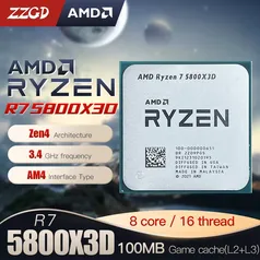 Processador AMD Ryzen 7 5800X3d Novo