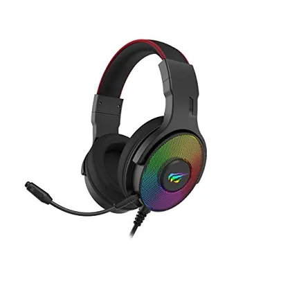 Headphone Fone de Ouvido Havit H2028U 7.1 3D Surround, Iluminação RGB, Gamer, USB, com Microfone. Saindo a 97 reais para quem tiver o prime