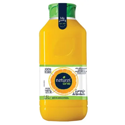 Leve 2 Suco de Laranja Integral Refrigerado Natural One 100%  1,5 L