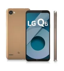 Smartphone LG Q6 LGM700TV Rose Gold Dual Chip Android 7.0 4G Wi-Fi 32GB R$799