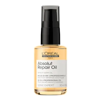 L'Oréal Professionnel Óleo 10 em 1 Absolut Repair, Multi-benefícios para cabelos secos e danificados, Repara e Promove Brilho